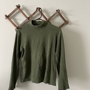 Marsh Landing Forest Green Turtleneck